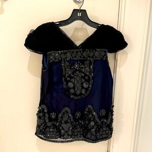 Hoss blue top size 36